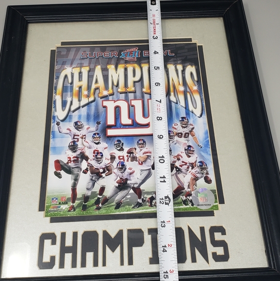 Framed Super Bowl XLII Champions New York Giants - Picture 5 of 10